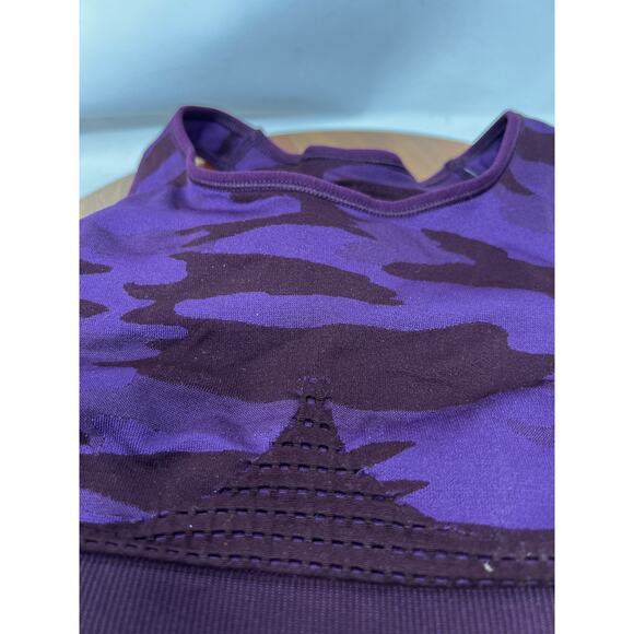 Sweaty Betty Stamina Racer Back Camo Medium Impact Workout Sports Bra Small - Picture 2 of 6